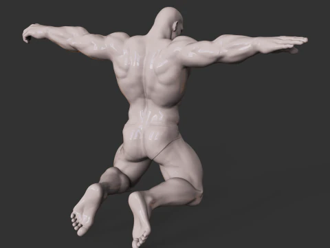 Bodybuilder 3D printmodel