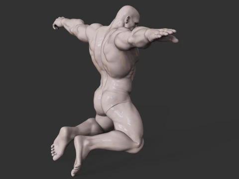 Bodybuilder 3D printmodel
