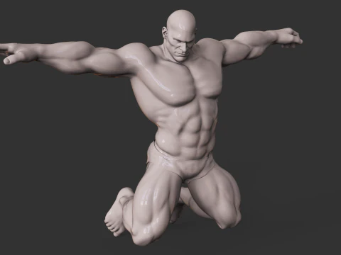 Bodybuilder 3D printmodel