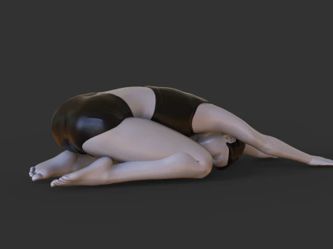 Yoga Pose - Child pose - Balasana 3D Print Model