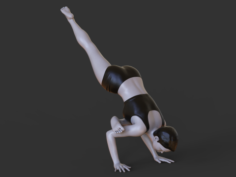Yoga Pose - Flying crow pose Modelo de impresión 3D
