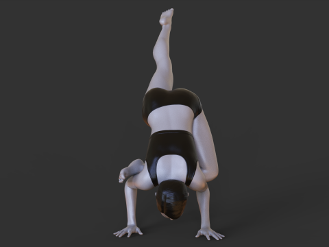 Yoga Pose - Flying crow pose Modelo de impresión 3D