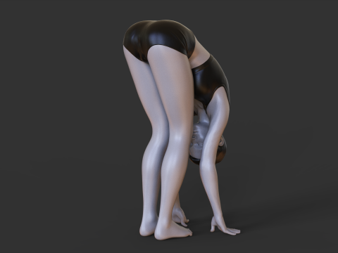Yoga Pose - Forward fold pose - Uttanasana Modelo de impresión 3D