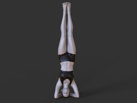 Yoga Pose - Headstand pose - Sirsasana 3Dプリントモデル
