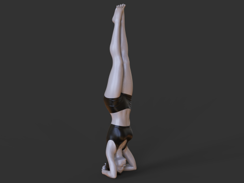 Yoga Pose - Headstand pose - Sirsasana 3D printmodel
