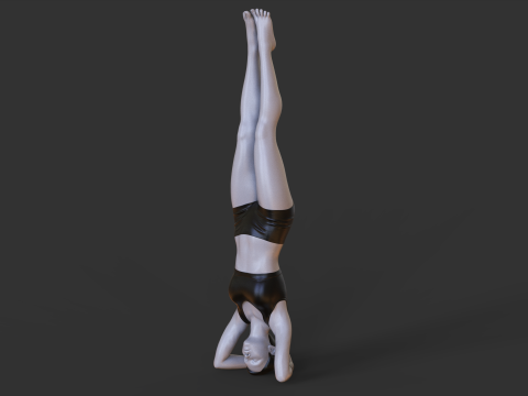 Yoga Pose - Headstand pose - Sirsasana 3D printmodel