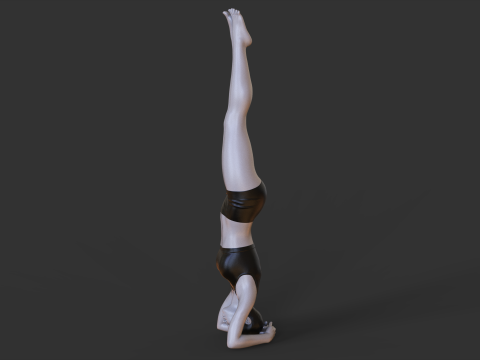 Yoga Pose - Headstand pose - Sirsasana 3D printmodel