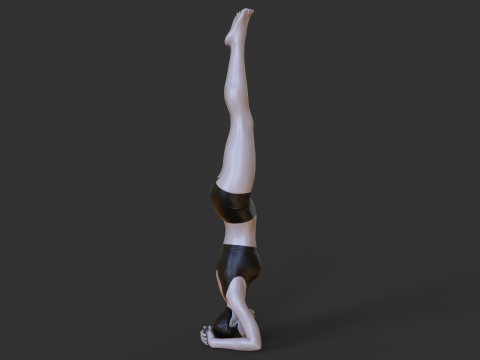 Yoga Pose - Headstand pose - Sirsasana 3D printmodel