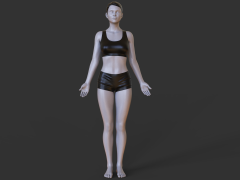 Yoga Pose - Mountain Pose - Tadasana 3D Print Model