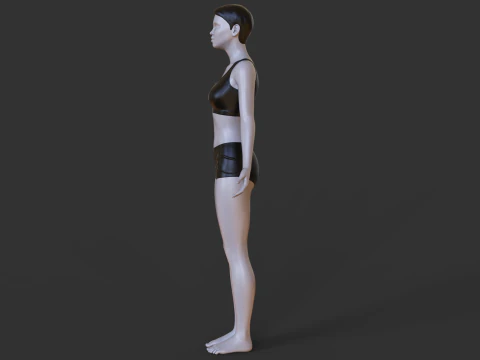 Yoga Pose - Mountain Pose - Tadasana 3D Print Model