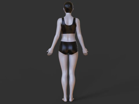 Yoga Pose - Mountain Pose - Tadasana 3D Print Model