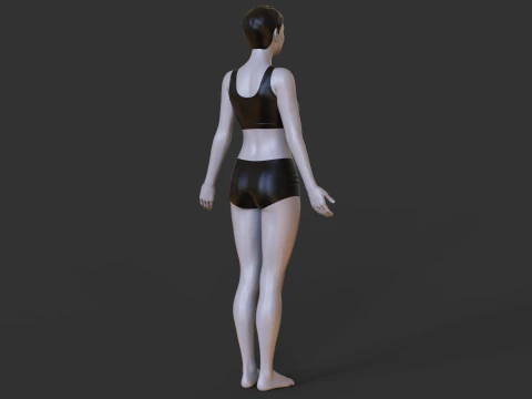 Yoga Pose - Mountain Pose - Tadasana 3D Print Model