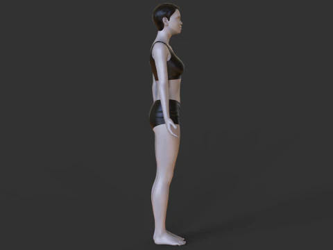 Yoga Pose - Mountain Pose - Tadasana 3D Print Model