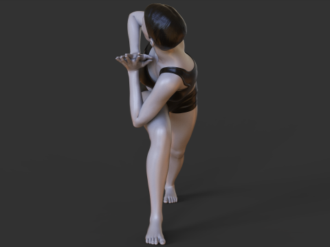 Yoga Pose - Reverse triangle pose Modelo de impresión 3D