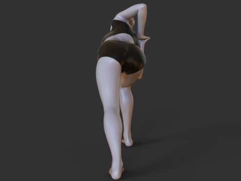 Yoga Pose - Reverse triangle pose Modelo de impresión 3D