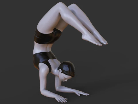 Yoga Pose - Scorpion pose - Vrischikasana 3D Print Model