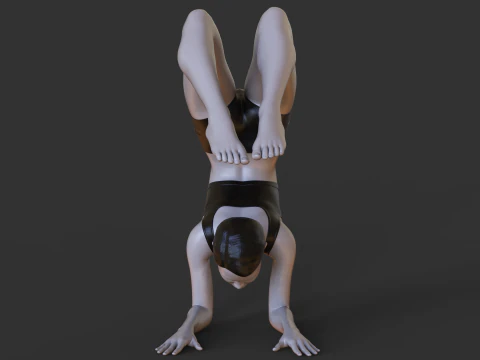 Yoga Pose - Scorpion pose - Vrischikasana 3D Print Model