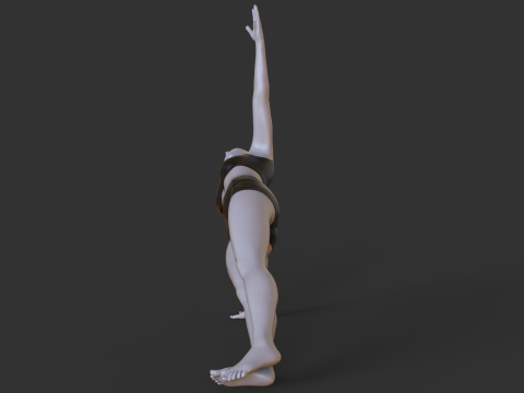 Yoga Pose- Side Plank Modelo de impresión 3D
