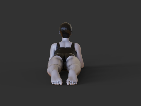 Yoga Pose - Sphinx Pose - Salamba Bhujangasana 3Dプリントモデル
