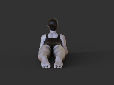 Поза йоги - Поза Сфінкса - Саламба Бхуджангасана 3D Принт Модель