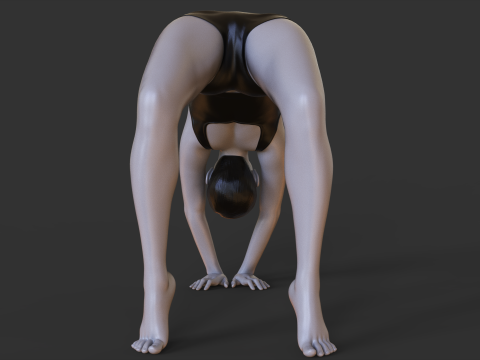 Yoga Pose - Wheel pose - Chakrasana 3D Принт Модель