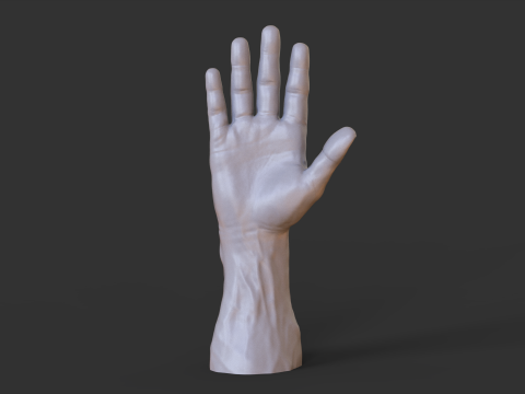 Male Hand Pose - Gesture - 1 3D 打印模型