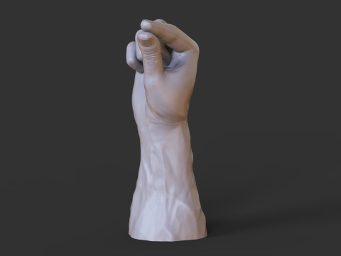 Male Hand Pose - Gesture - 2 3D 打印模型