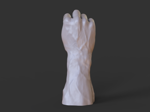 Male Hand Pose - Gesture - 2 3D 打印模型