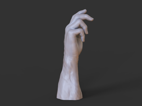 Male Hand Pose - Gesture - 3 3Dプリントモデル