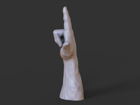 Male Hand Pose - Gesture - 8 Model Cetak 3D