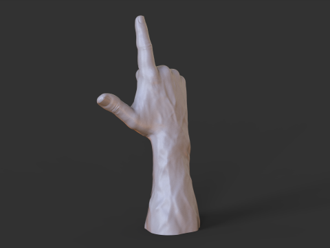 Male Hand Pose - Gesture - 8 Model Cetak 3D
