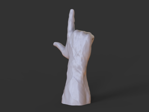 Male Hand Pose - Gesture - 8 Model Cetak 3D