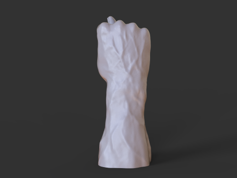Male Hand Pose - Gesture - 10 Modello di stampa 3D