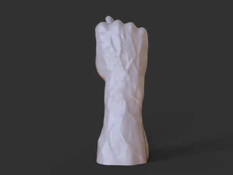 Male Hand Pose - Gesture - 10 3D Print Model