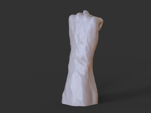 Male Hand Pose - Gesture - 10 3D Print Model