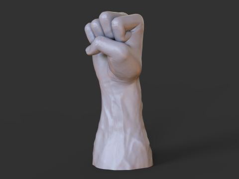 Male Hand Pose - Gesture - 11 Modello di stampa 3D