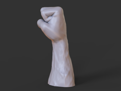 Male Hand Pose - Gesture - 11 Modello di stampa 3D
