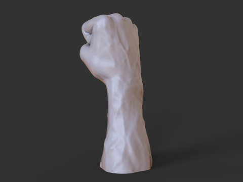Male Hand Pose - Gesture - 11 Modello di stampa 3D