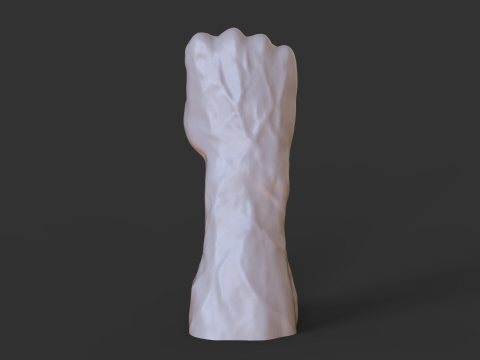 Male Hand Pose - Gesture - 11 Modello di stampa 3D