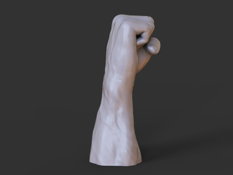 Male Hand Pose - Gesture - 11 Modello di stampa 3D