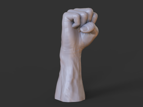 Male Hand Pose - Gesture - 11 Modello di stampa 3D