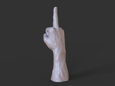 Male Hand Pose - Gesture - 13 3D 打印模型