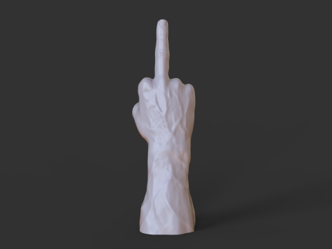 Male Hand Pose - Gesture - 13 3D 打印模型
