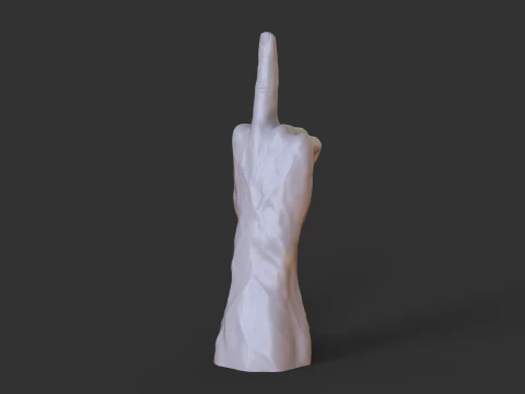 Male Hand Pose - Gesture - 13 3D Print Model