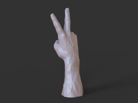 Male Hand Pose - Gesture - 14 Modèles 3D en vedette