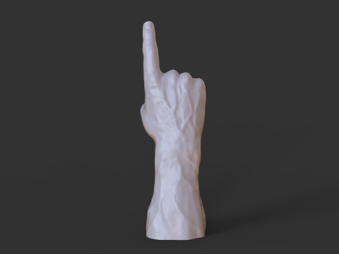 Male Hand Pose - Gesture - 16 Model Cetak 3D