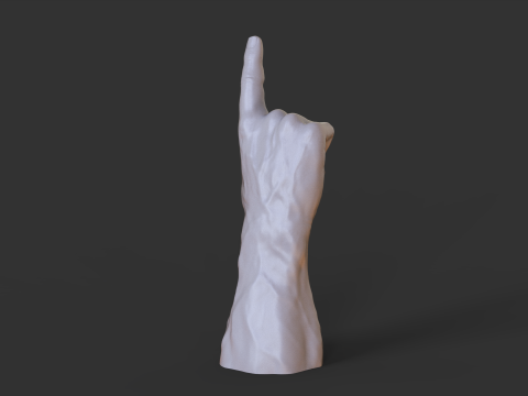 Male Hand Pose - Gesture - 16 Model Cetak 3D