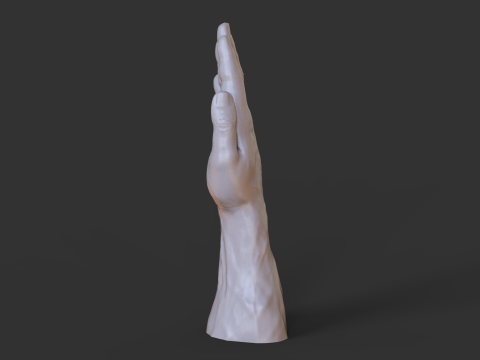 Male Hand Pose - Gesture - 19 3D 打印模型
