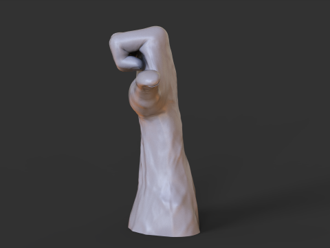 Male Hand Pose - Gesture - 21 Model Cetak 3D