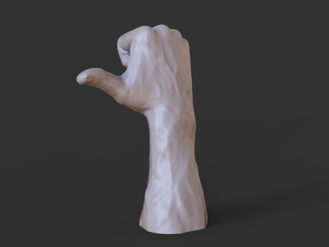Male Hand Pose - Gesture - 21 Model Cetak 3D